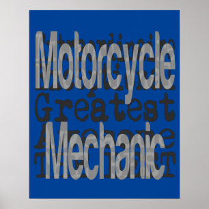 Motorradmechaniker Poster