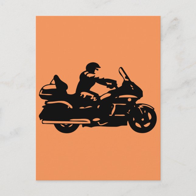 Motorradmoto Postkarte (Vorderseite)