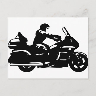 Motorradmoto Postkarte