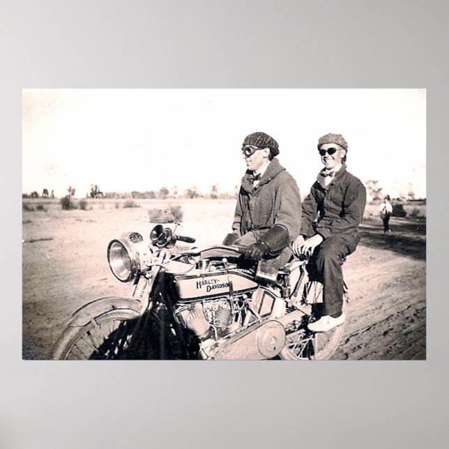 Motorradposter der 1920er Jahre Poster (Vorne)
