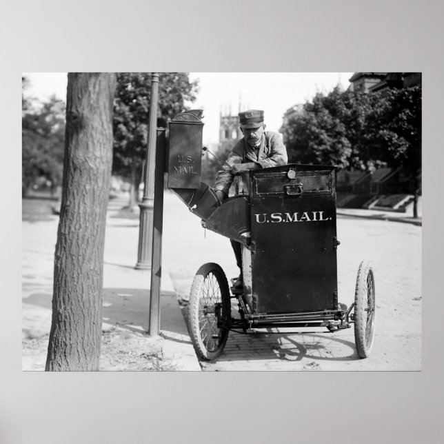 Motorradpostman: 1912 poster (Vorne)