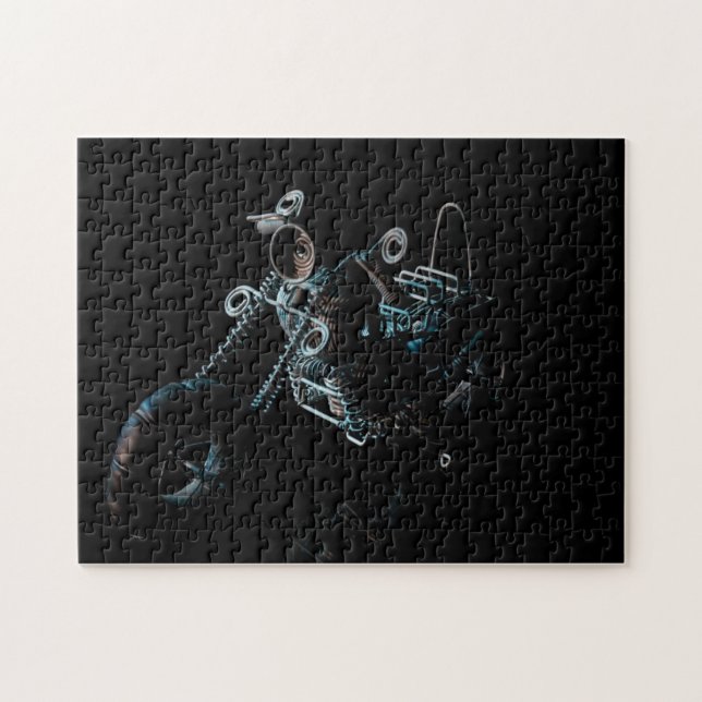 Motorradpuzzlespiel Puzzle (Horizontal)