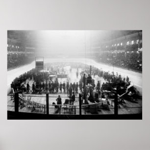 Motorradrennen, Anfang der 1900er Jahre Poster