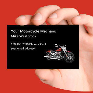 Motorradreparaturmechaniker Visitenkarte
