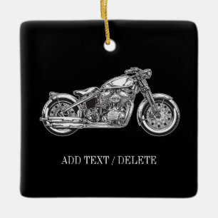 Motorradschmuck Keramikornament