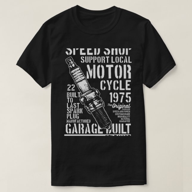 MOTORRADSHOP T-Shirt (Design vorne)