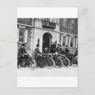 Motorradstaffel, Anfang 1900 Postkarte