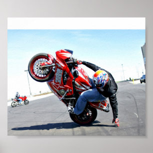 Motorradstumpf Poster