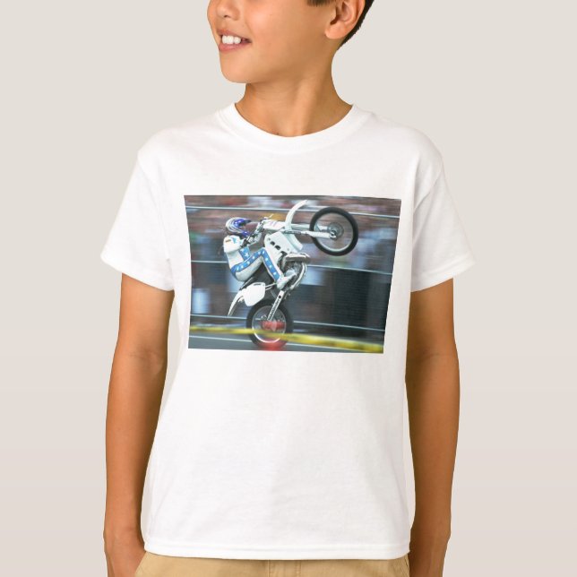 Motorradstunts T-Shirt (Vorderseite)