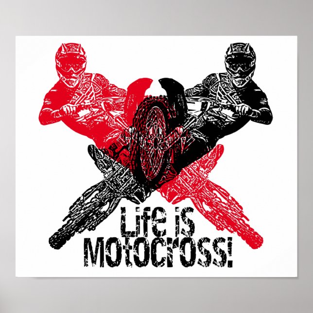 Motorradsüchtige Poster (Vorne)
