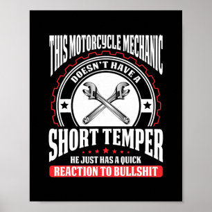 Motorradtechniker  poster