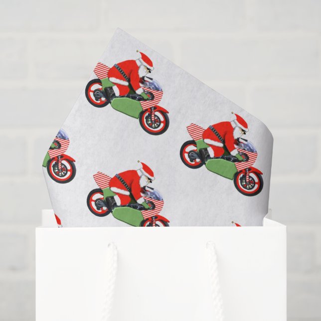 Motorradwein Seidenpapier (Geschenktüte)