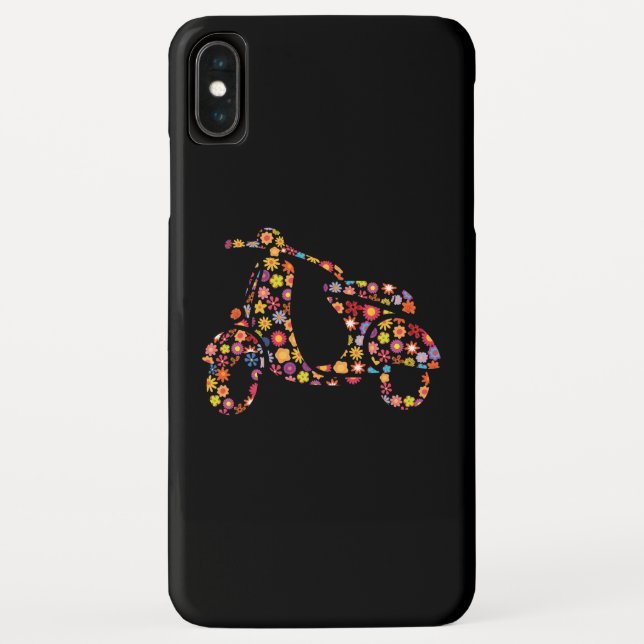 Motorroller-Blume Case-Mate iPhone Hülle (Rückseite)