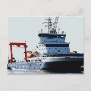 Motorschiff, Edinburgh Leith Docks Postkarte