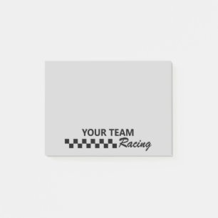 Motorsport Racing Team Post-it Klebezettel