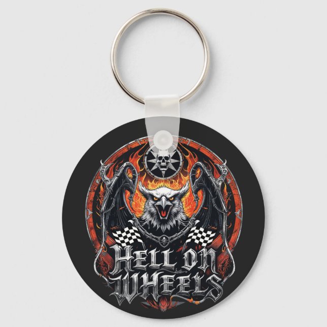 Motorsport-Zubehör für Motorsport mit kontrolliert Schlüsselanhänger (Vorderseite)