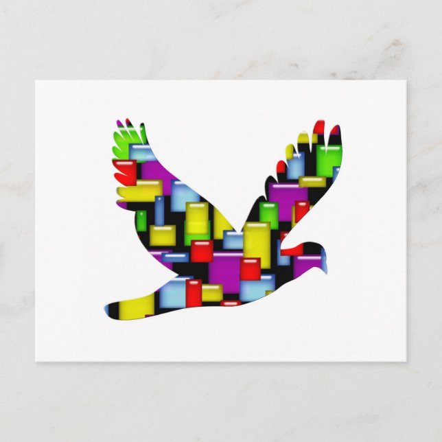 Motortaube Postkarte (Vorderseite)