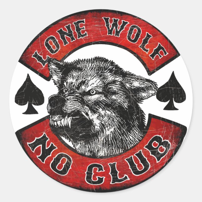 Motosüchtig Runder Aufkleber (Vorderseite)