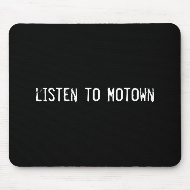 Motown hören mousepad (Vorne)
