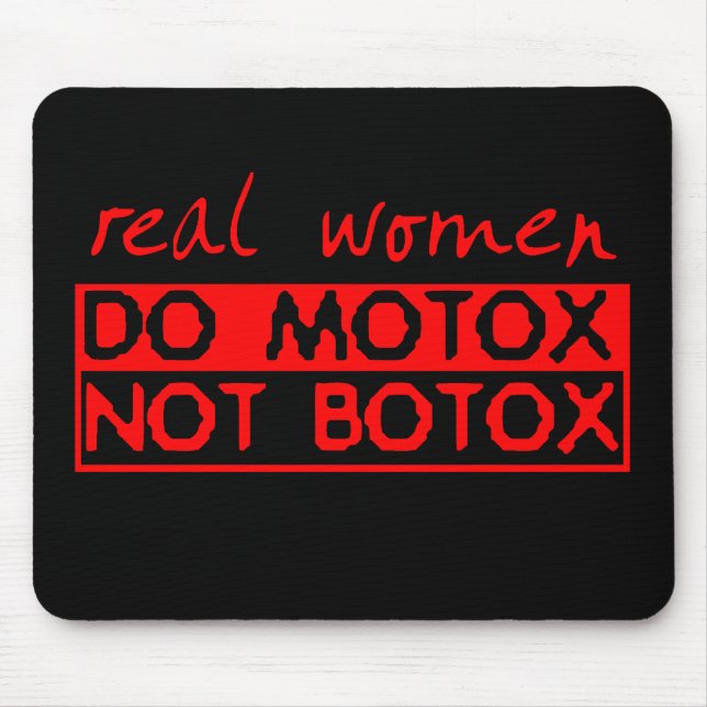 Motox Not Botox Dirt Bike Motocross Mousepad (Vorne)