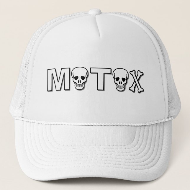 Motox Skulls Dirt Bike Motocross Cap Hat Truckerkappe (Vorderseite)