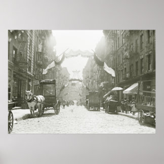Mott Street Religious Festival, 1908 Poster