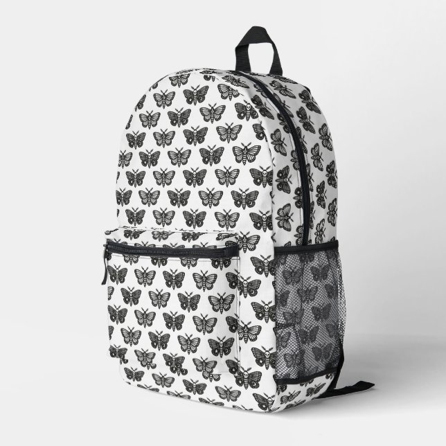 Motten Bedruckter Rucksack (Rückseitige Ecke Rechts)