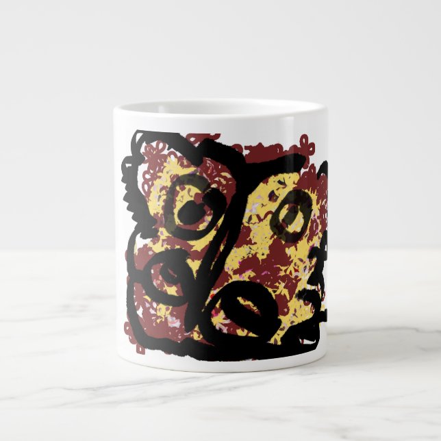 Mottenherbst Jumbo-Tasse (Vorderseite)
