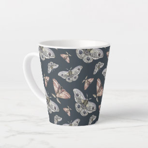 Mottenschmetterlingsmuster Latte-Tasse Milchtasse