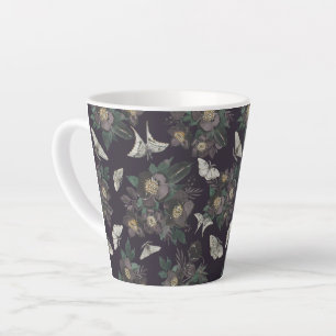 Mottenschmetterlingsmuster Latte-Tasse Milchtasse