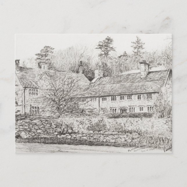 Mottistone Hall Isle of Wight UK 2008 Postkarte (Vorderseite)