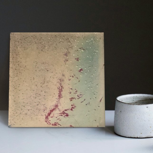 Mottled Marbled Earth Tone Wall Decor Art Nouveau  Fliese (Von Creator hochgeladen)