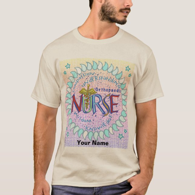 Motto Custom Orthopedic Nurse T - Shirt (Vorderseite)