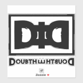 Motto der Verschwörungstheorie: Zweifel Aufkleber