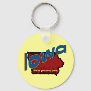 Motto Iowas IA US ~ haben wir Lotsa Mais Schlüsselanhänger