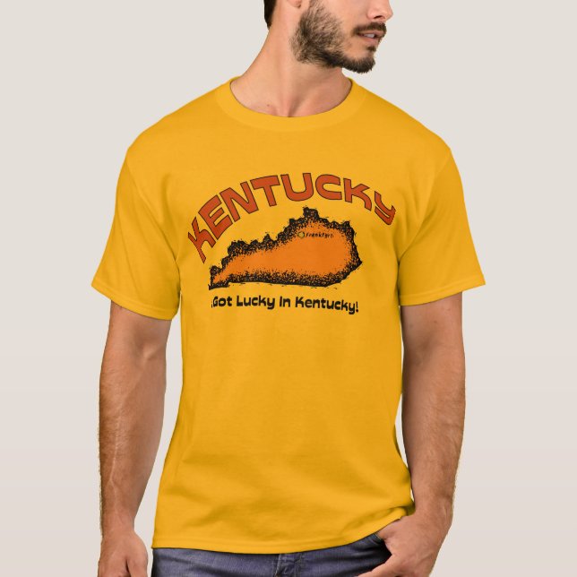 Motto Kentuckys KY US ~ got ich glückliches in T-Shirt (Vorderseite)