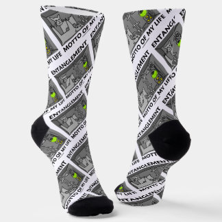 Motto meiner Lebensquantenphysik Socken