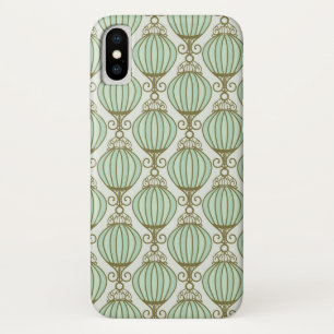 Motton Blau-Muster iPhone X Hülle