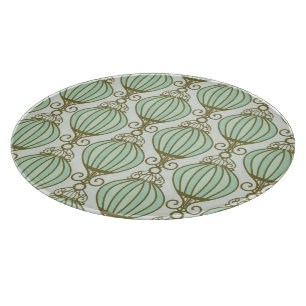 Motton Blau-Muster Schneidebrett