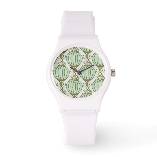 Motton Blue Pattern Armbanduhr (Vorderseite)