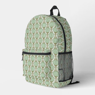 Motton Blue Pattern Bedruckter Rucksack