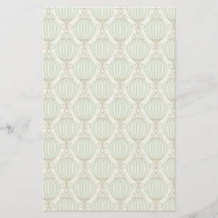 Motton Blue Pattern Briefpapier