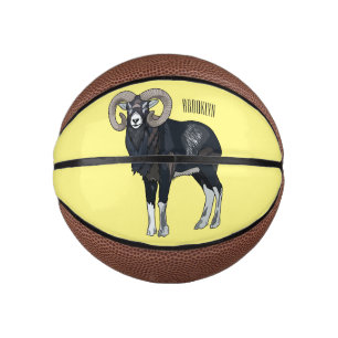 Mouflon-Cartoon Mini Basketball