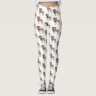 Mouflon-Ziegenbild Leggings