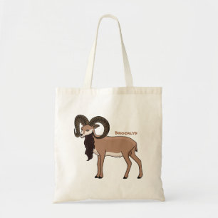 Mouflon-Ziegenbild Tragetasche