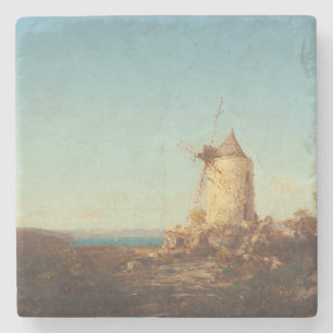 Moulin De Saint-Mitre, Près De Martigues Steinuntersetzer