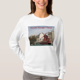 Moulin Rouge! Paris! Fotografie des Shirts der Fra