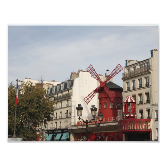 Moulin Rouge! Paris Frankreich Fotografie, Wohnges Fotodruck (Vorne)