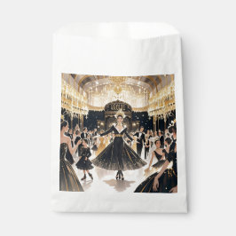 Moulin rouge Stil, schwarz und gold, Reich Luxus Geschenktütchen