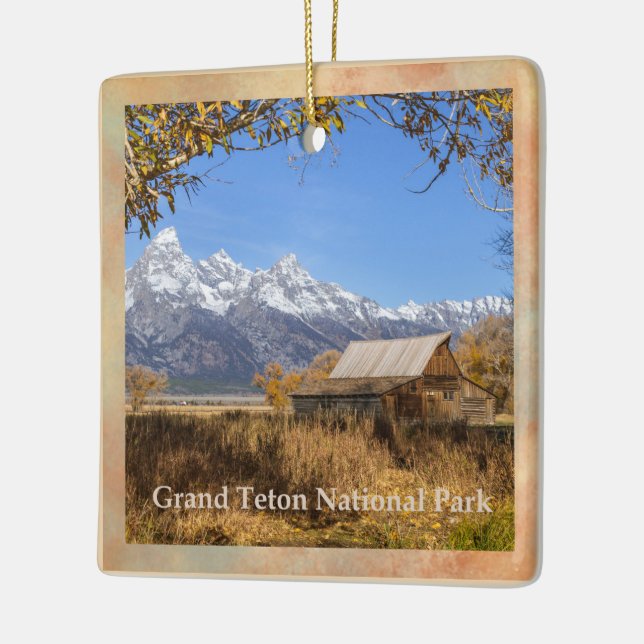 Moulton Barn Grand Teton Nationalpark Keramikornament (Links)